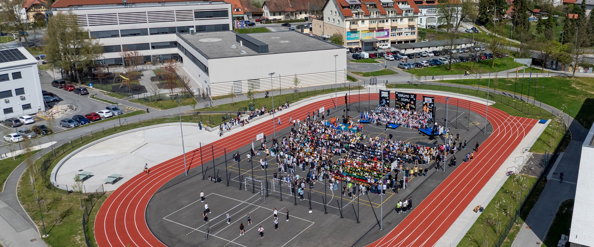 Kamnik dobil nov športni park: novo srce gibanja med mestnima šolama 