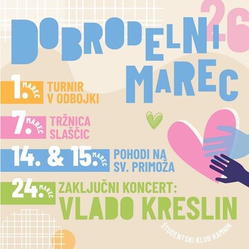 14. dobrodelni marec Študentskega kluba Kamnik (1)