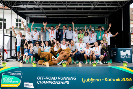 Zahvala ob zaključku Evropskega prvenstva v gorskih in trail tekih 