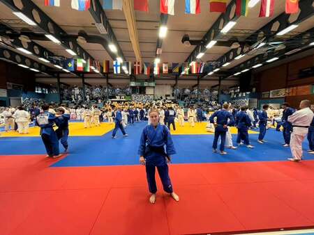 Judoistka Haya Veinhandl Obaid na Koroška Open 2026 prvič nastopila v višji težnostni kategoriji in se odlično odrezala.jpg