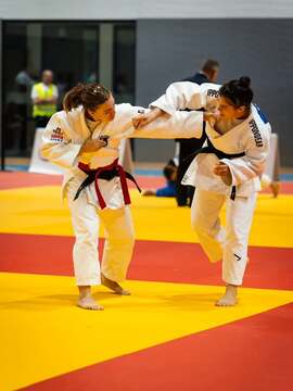Judoistka Haya Veinhandl Obaid na Koroška Open 2026 prvič nastopila v višji težnostni kategoriji in se odlično odrezala
